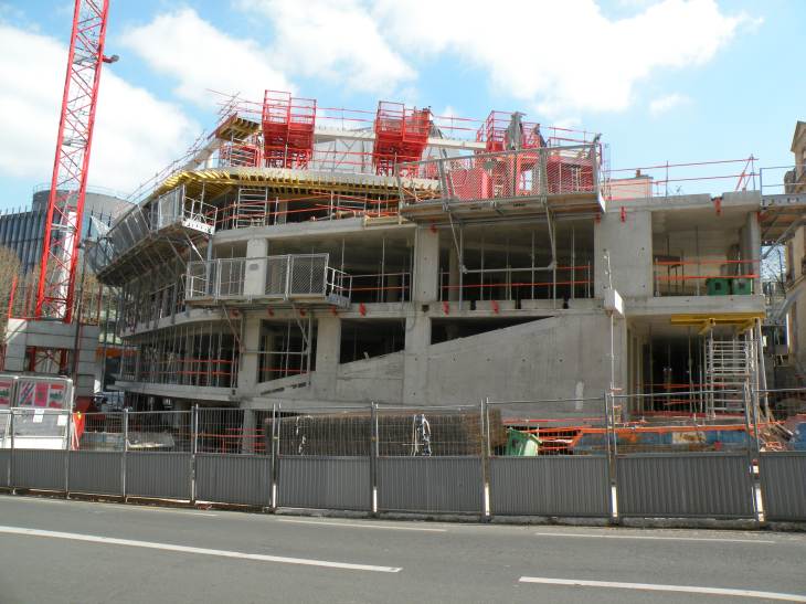  chantier immeuble cardinal Lemoine